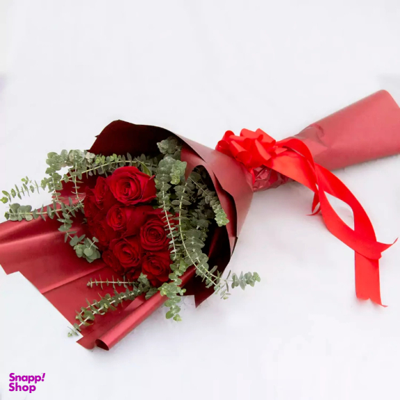 دسته گل رز طبیعی کد 23843