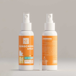اسپری ضد آفتاب بدون رنگ مای SPF50 مدل Smart Defense مناسب انواع پوست حجم 100 میلی‌ لیتر