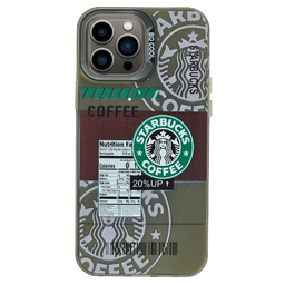 کاور موبایل طرح دار مدل استارباکس مناسب برای اپل iPhone 13 Pro Max