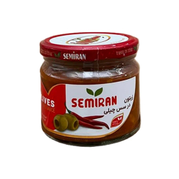 زیتون در سس چیلی سمیران وزن 310 گرم
