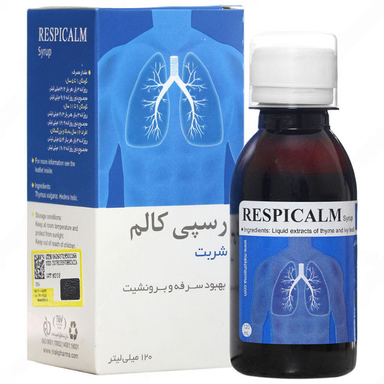 شربت ضد سرفه رسپی کالم نیاک حجم 120 میلی لیتر