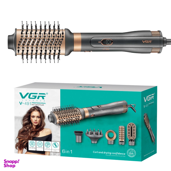 سشوار حالت دهنده وی جی آر مدل V-491