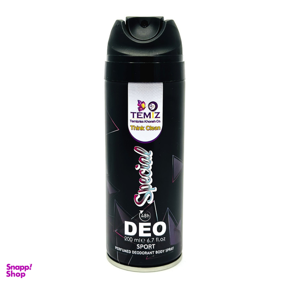 اسپری دیودورانت تمیز مدل special حجم 200 میلی لیتر