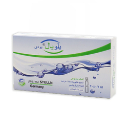 قطره اشک مصنوعی بلویال یودی فارما اشتولن 0.15 درصد شرکت داروسازی دانا بسته 20 عددی