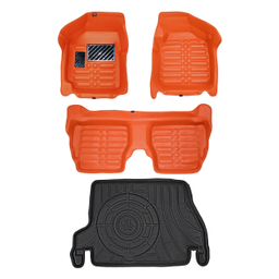 کفپوش پنج بعدی خودرو پانیذ مدل EVA مناسب پراید به همراه کفپوش صندوق