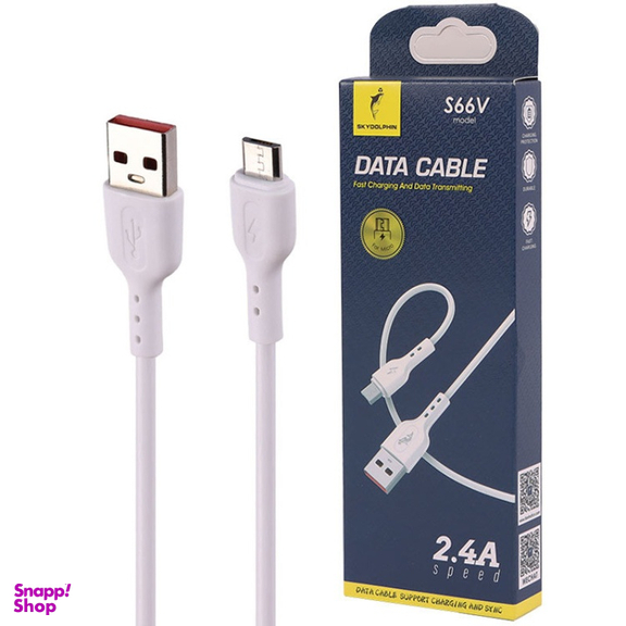 کابل USB به MicroUSB اسکای دلفین مدل S66V طول 1 متر