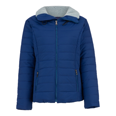 کاپشن زنانه السانا مدل ساوین کد 162329 رنگ کاربنی