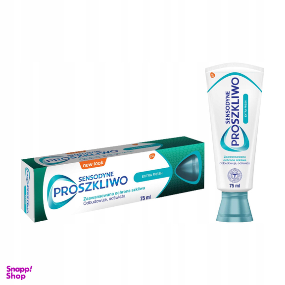 خمیر دندان سنسوداین مدل Proszkliwo Extra Fresh کد 3830029295326 حجم 75 میلی‌لیتر