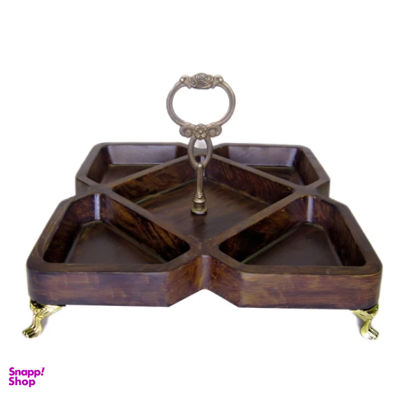 اردو خوری مربع طرح سنگ مصنوعی مدل چوبی کد 002