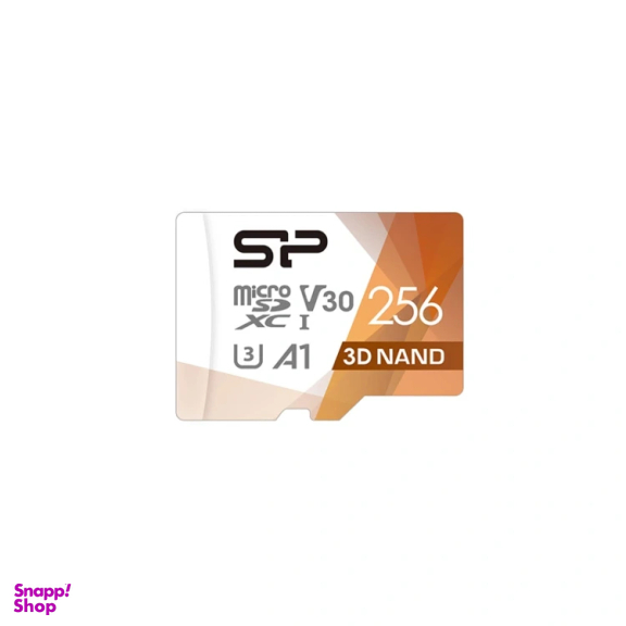 کارت حافظه MicroSDXC سیلیکون پاور مدل CL10 Superior UHS-I V30 A1 4K UHD ظرفیت 256 گیگابایت