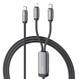 کابل تبدیل USB-C به USB-C/Lightning توکی مدل TXCYL-BS0G طول 1.2 متر