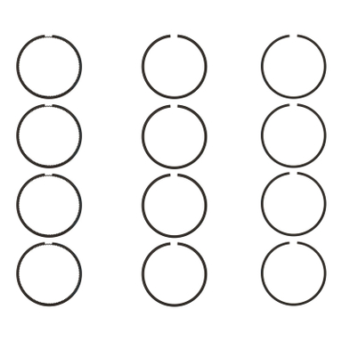 رینگ پیستون رینگ خودرو پارس مدل RKP-0.75mm مناسب پراید یورو 2 بسته 12 عددی