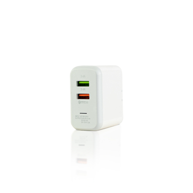 شارژر دیواری 20 وات جی بی کیو مدل F-2 USB-C به همراه کابل Type-C