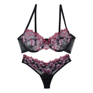 ست سوتین و شورت زنانه برتا کد 2020SP رنگ مشکی