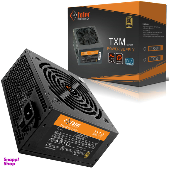 منبع تغذیه 500 وات کامپیوتر فاطر مدل TX500 80+ GOLD