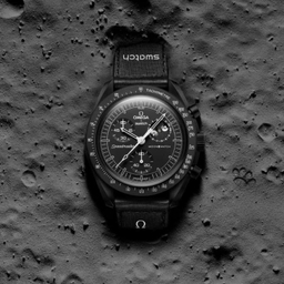 ساعت مچی عقربه ای طرح امگا سواچ مدل اسپید مستر Mission To Moon Snoopy