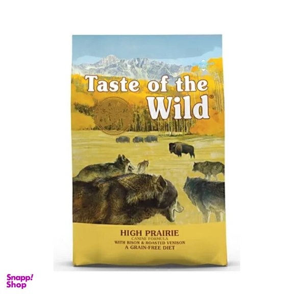 غذای خشک سگ تیست آف د وایلد با طعم گوشت گوزن دودی و گاومیش وزن 12.2 کیلوگرم