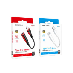 مبدل AUX OTG به USB-C بروفون مدل BV17