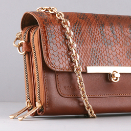 ست کیف و کفش زنانه چرم یلسان مدل لیندا کد TARA-MRV-912-ASL