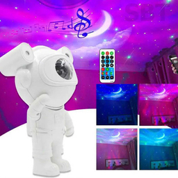 چراغ خواب مدل فضانورد کهکشانی اسپیکر دار کد 03 به همراه جاکلیدی مجموعه 2 عددی