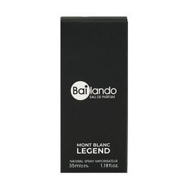 عطر جیبی مردانه بایلندو مدل  MONT BLANC LEGEND حجم 35 میلی‌لیتر