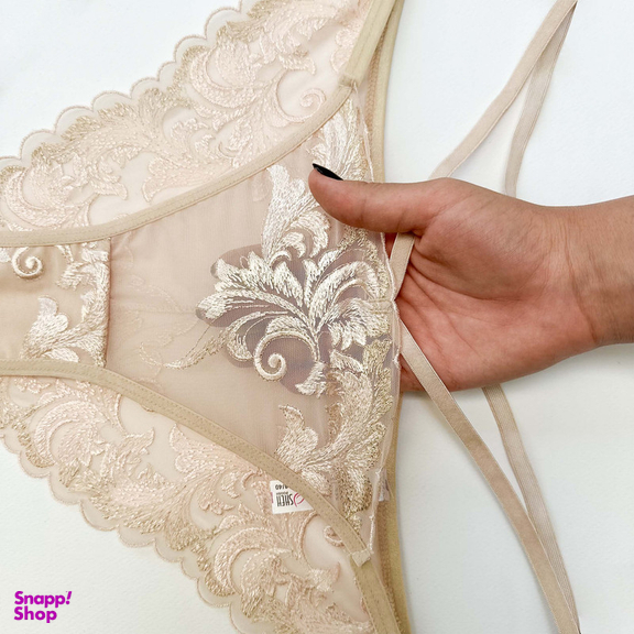 ست شورت و سوتین توری نوشه پوش کد 99902