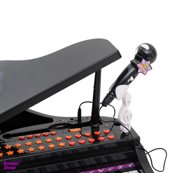 اسباب بازی موزیکال مدل پیانو پایه دار و میکروفون کد 88022