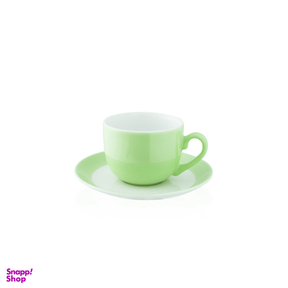 ست فنجان و نعلبکی 12 پارچه چینی زرین ایران مدل چای خوری ایتالیا اف 8 درجه 1