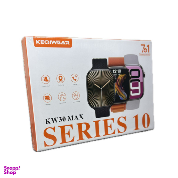 ساعت هوشمند کیکویر مدل kw30 max with 7 band سایز 45 میلی متر به همراه بند سیلیکونی