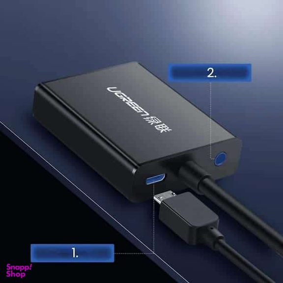 تبدیل HDMI به VGA/Jack 3.5mm یوگرین مدل MM102 کد 40233