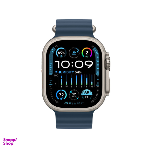 ساعت هوشمند اپل مدل Ultra 2 Titanium Case Ocean Band 49mm