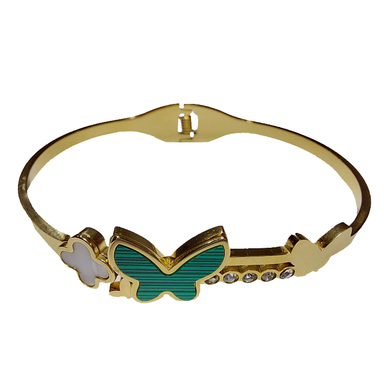 دستبند زنانه طرح پروانه کد Am11
