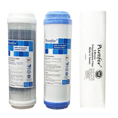 فیلتر تصفیه کننده آب تانک پک مدل سه مرحله مجموعه ۳ عددی