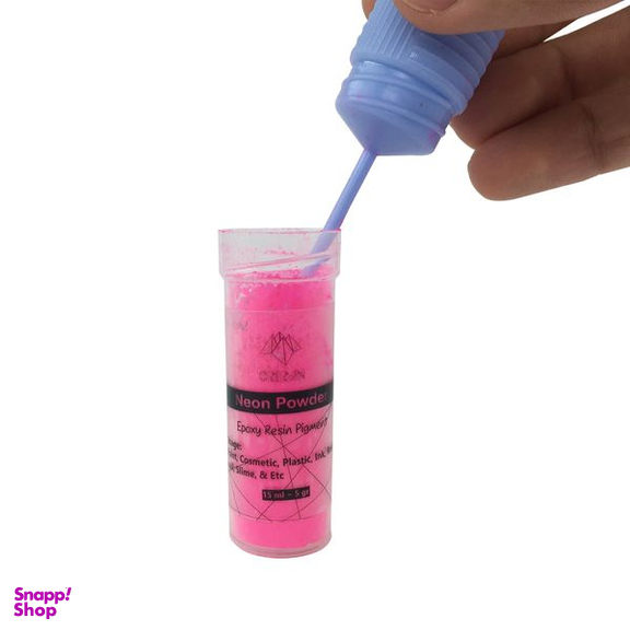 پودر رنگ رزین اپوکسی اوریران مدل Neon Powder حجم 15 میلی لیتر بسته 6 عددی