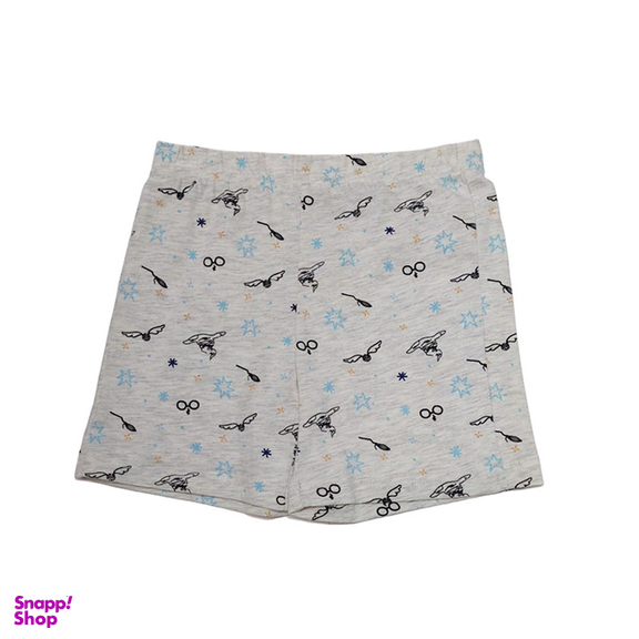 ست تیشرت آستین کوتاه و شلوارک راحتی پسرانه هری پاتر مدل 6330 رنگ آبی