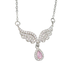 گردنبند زنانه طرح سواروسکی مدل بال کد swar1