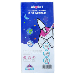 ماژیک رنگ آمیزی 10 رنگ اسکول فنس مدل FA2478