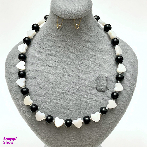 گردنبند زنانه مدل قلبی سورا کد N001