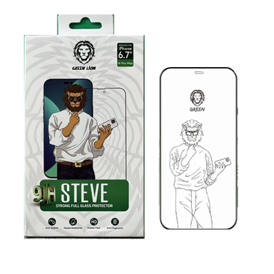 محافظ صفحه نمایش گرین مدل 9H steve مناسب برای گوشی موبایل اپل iphone 14 pro