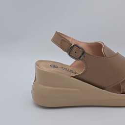 صندل زنانه شیما مدل طناز کد 629389 رنگ نسکافه ای