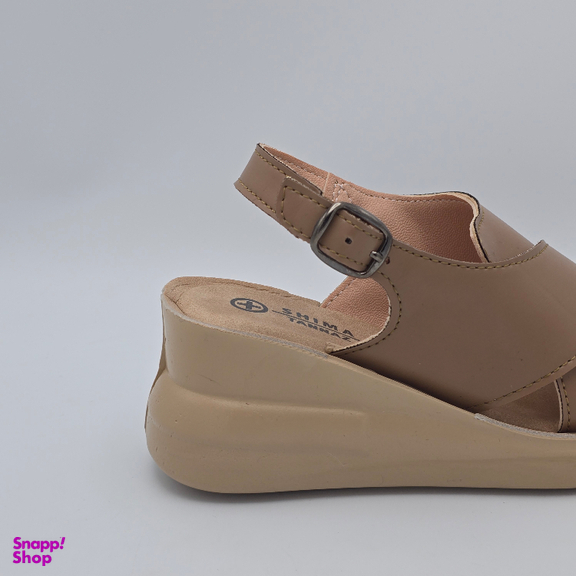 صندل زنانه شیما مدل طناز کد 629389 رنگ نسکافه ای