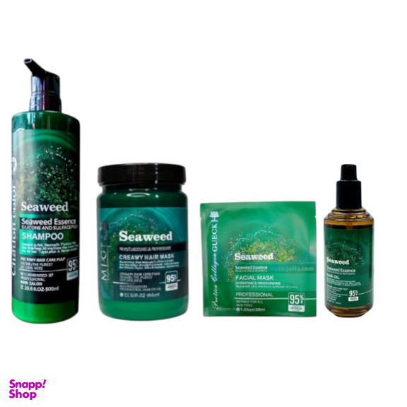 پک مراقبت از پوست و مو سوید مدل جلبک دریایی مجموعه 4 عددی