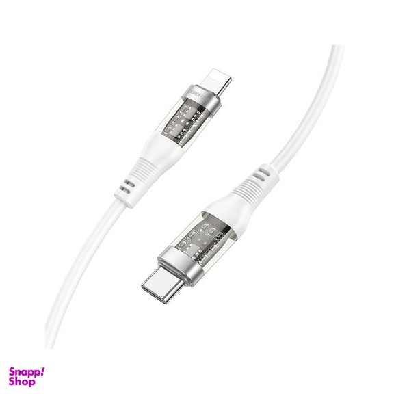 کابل تبدیل USB-C به لایتنینگ بروفون مدل BU37 20W طول 1.2 متر