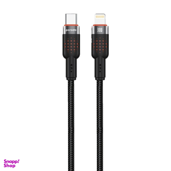 کابل دیتا Lightning به Type-C پرودو مدل Aluminum Braided طول 1.2 متر