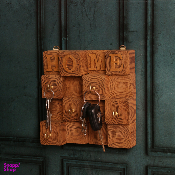 جاکلیدی چوبی طرح HOME