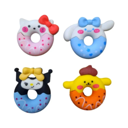 پاک کن مدل دونات طرح کرومی کد 05 مجموعه 4 عددی