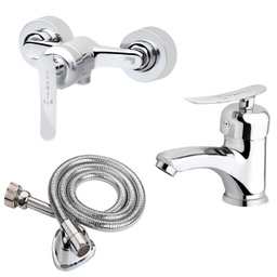 ست شیرآلات حکمت نشان مدل دالیا مجموعه 3 عددی