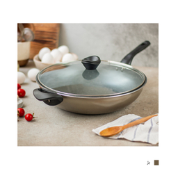 تابه تکنو مدل Wok سایز 32
