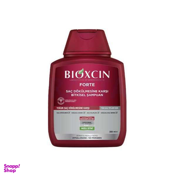 شامپو ضد ریزش مو بیوکسین مدل Forte حجم 300 میلی لیتر