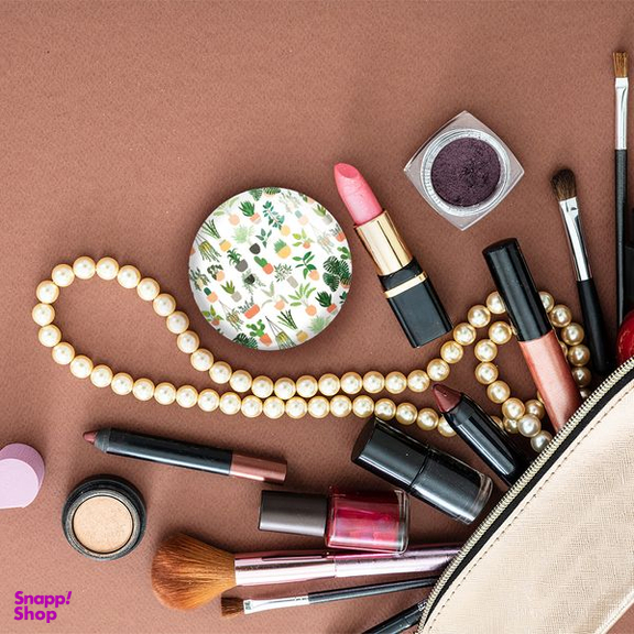 آینه جیبی خندالو طرح کاکتوس مدل تاشو کد 25491